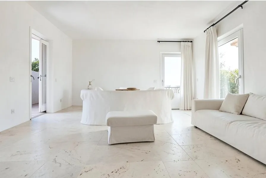 An empty apartment before staging